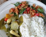 Foto langkah ke 4 dari resep Sambal tempe kemangi.