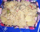 A picture of step 6 of Alu jhat phat taheri.