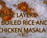 A picture of step 10 of Chicken Biryani.