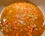 A picture of step 3 of Red Lentil Soup.