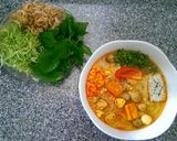 Hình bước làm 10 của món Bún Riêu Chay