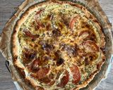 Une image de l'étape 3 de Tarte chèvre miel tomate 🍅 🐐 🍯.