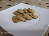 Galletas de plátano-avena-pistacho