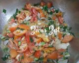 A picture of step 1 of Mixed Capsicum and Cauliflower Curry with Potatoes.