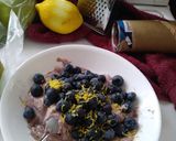 A picture of step 2 of Blueberry Lemon Cinnamon Roll Breakfast Bake.