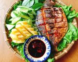 Hình bước làm 1 của món Cá chim nướng muối ớt