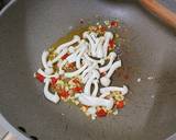 วุ้นเส้น​ผัดกะเพรา​หอยเชลล์​ วิธีทำสูตร 3 รูป