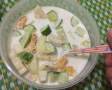 Hình bước làm 4 của món Salad hoa quả,sữa,yến mạch
