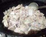 A picture of step 1 of Chicken karahi resturant style.