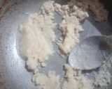 A picture of step 2 of Karachi halwa for fast.