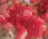 Foto del paso 2 de la receta: Farfalle veganas con salsa de tomate y curry