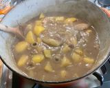 Une image de l'étape 20 de Duo de pommes de terre au lard et bouillon de sanglier.