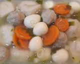 Foto langkah ke 1 dari resep Sop Bakso Daging&Ikan.