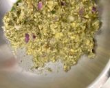 A picture of step 4 of Fresh Green Chickpeas Kadhi with Moong Daal Pakodi.