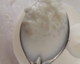 A picture of step 1 of Leftover rice firni.
