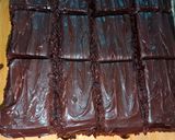 A picture of step 8 of Bakery Brownies 😋.