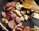 A picture of step 2 of My Skillet Sausage and Veggies.