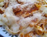 Foto del paso 3 de la receta: Fideos con salsa y salchichas