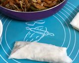 A picture of step 10 of Chicken Salami Spring Rolls.