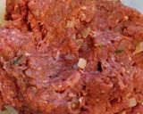 A picture of step 3 of Beef shawarma Kebabs.
