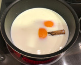 Foto del paso 1 de la receta: Natillas caseras con un toque de cítricos y cacao