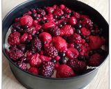 Mézeskalácsos joghurtos gyümölcsös sajt torta (sütés nélkül) recept fázis 6 fotója
