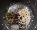 A picture of step 4 of Moong and Urad Dal dhokla.
