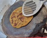 A picture of step 3 of Hidden veg and grains paratha.