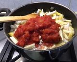 Une image de l'étape 11 de Gratin de pommes de terre, navets et panais à la tomate et lard.