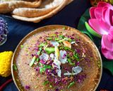 A picture of step 13 of Halwa Poori.