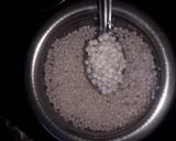 A picture of step 1 of Curd Sabudana.