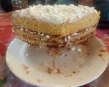 Foto del paso 9 de la receta: Torta postre de merenguitos con dulce de leche y chantilly 🍰