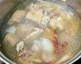 Hình bước làm 1 của món Canh bí xanh, nấm đùi gà