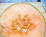 Foto del paso 1 de la receta: Ensalada de melón, queso, manzanas y nueces