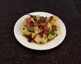 A picture of step 8 of Warm Potato Salad.
