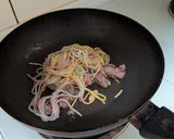 夜市美食-牛排炒麵的食譜步驟3照片