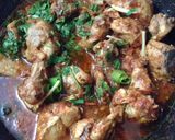 A picture of step 2 of Koyla karahi.