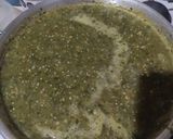 A picture of step 8 of Green Salsa Tamales with Hoja Santa Leaves.