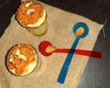 A picture of step 5 of Carrot Custard Shots.