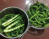 A picture of step 2 of Palak Paneer.