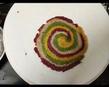 A picture of step 5 of Masala puri.