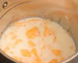 A picture of step 1 of Rich Mango creamy drink.