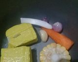 Foto langkah ke 1 dari resep Jagung Wortel Tahu Masak Susu.