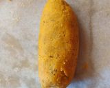 A picture of step 3 of Gatte ki Sabzi (dry and with gravy).