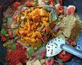 A picture of step 3 of Veg Biryani.