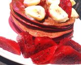 Foto langkah ke 6 dari resep Pancake buah naga HOT.