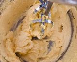 A picture of step 1 of Basbousa (semolina cake).