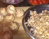 A picture of step 1 of Cheesy stuffed Mushroom.