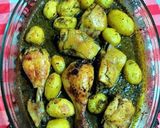Foto del paso 7 de la receta Pollo en salsa verde al horno con patatas y especias