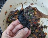 A picture of step 4 of Black bean veggie tacos.